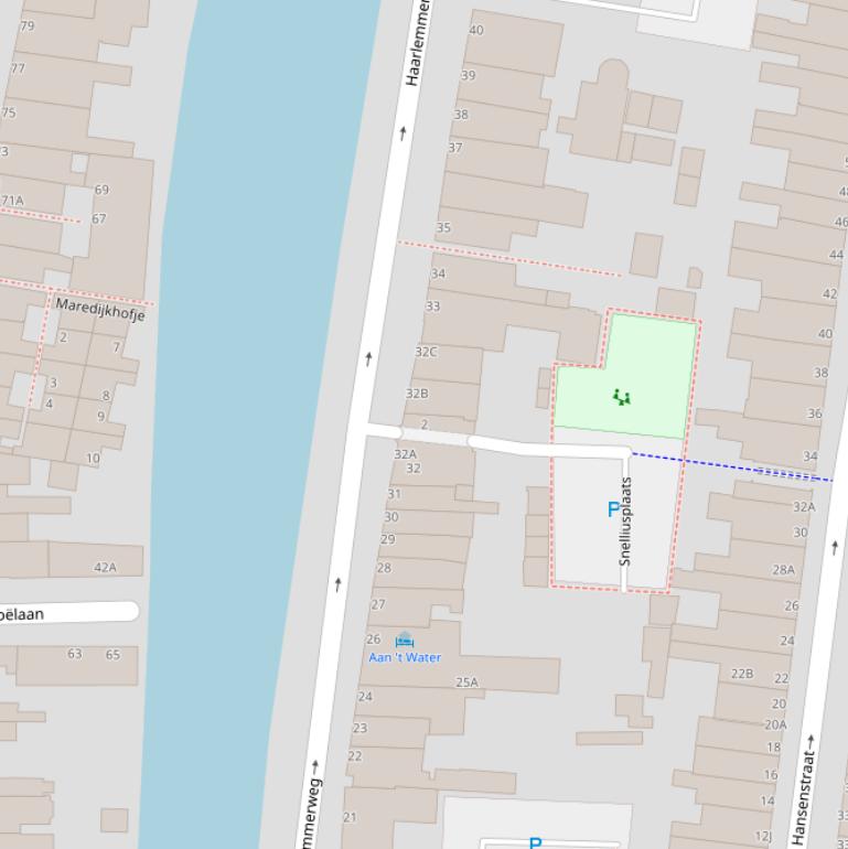 Kaart van de Snelliusplaats.