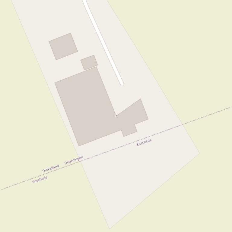 Kaart van de Sniedersveldweg.