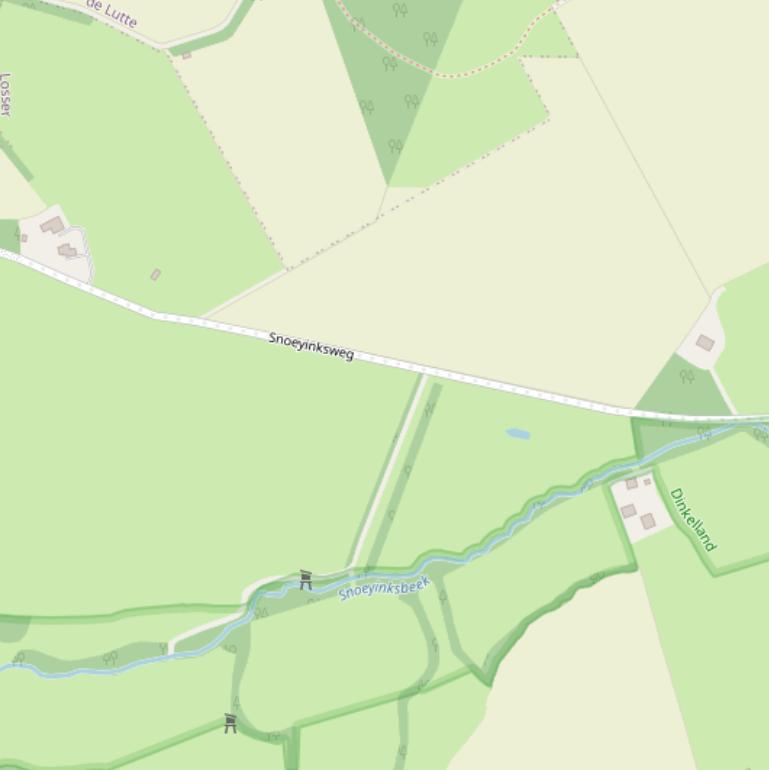 Kaart van de Snoeyinksweg.