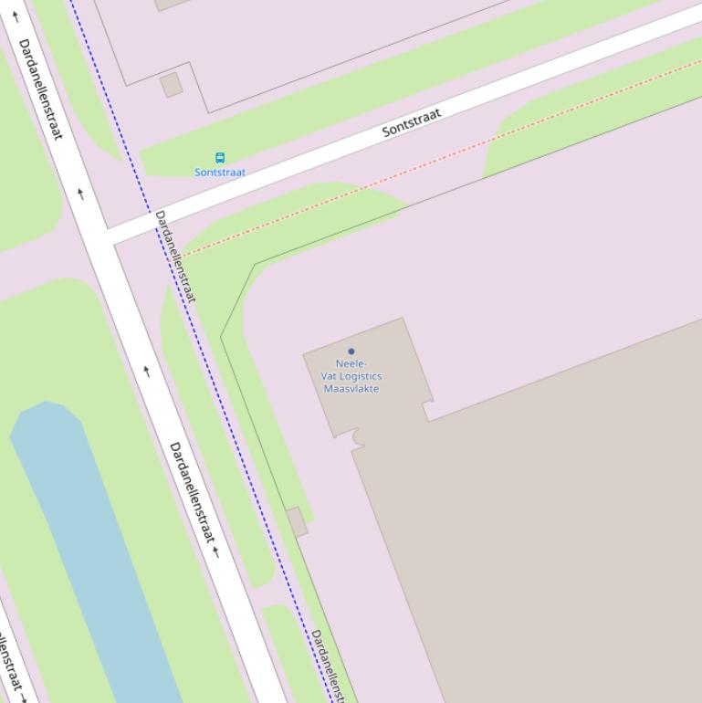 Kaart van de Sontstraat.