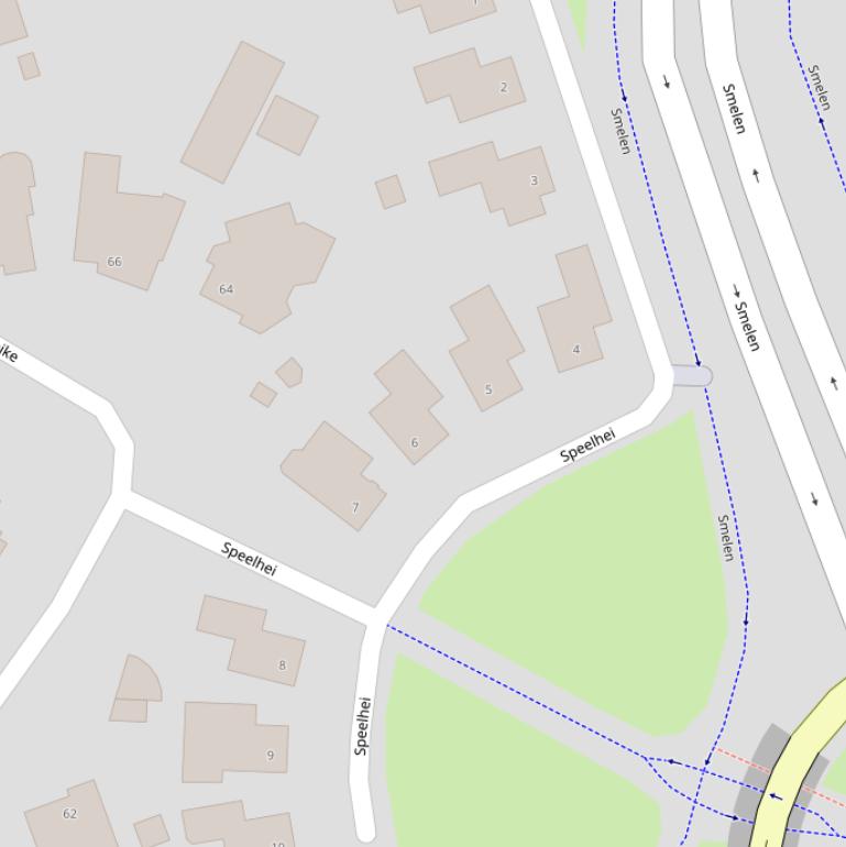 Kaart van  Speelhei.