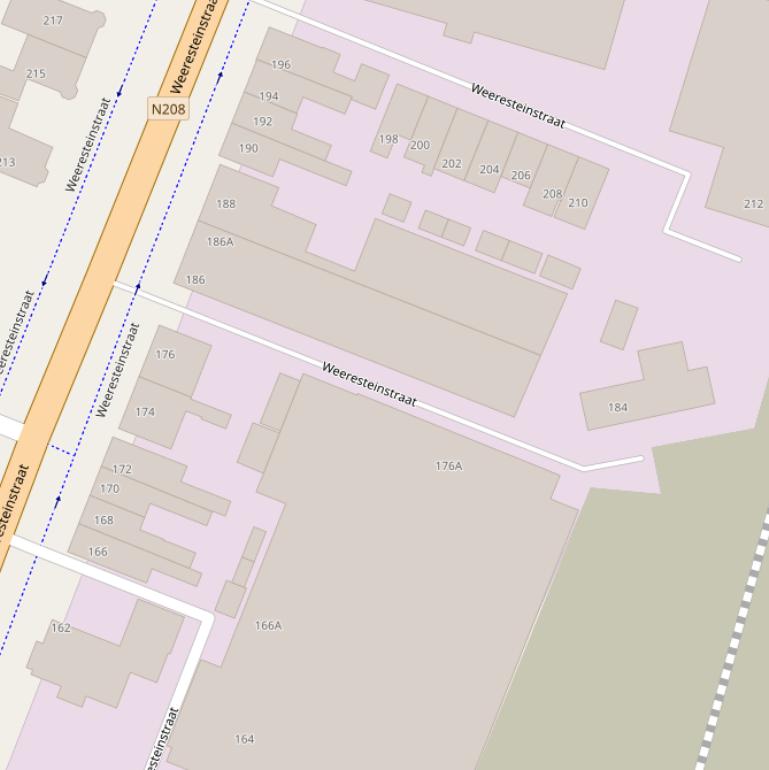 Kaart van de Spelverdelerstraat.