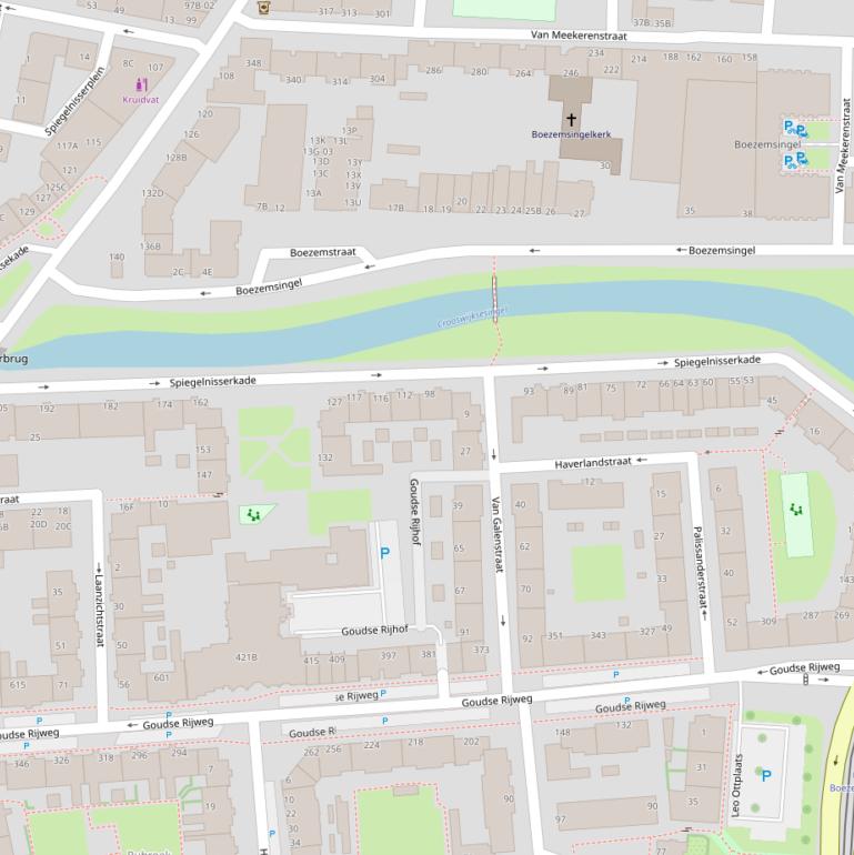 Kaart van de Spiegelnisserkade.