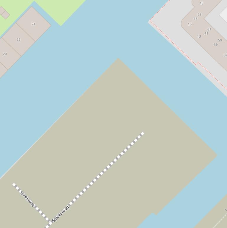 Kaart van  Spiekeroog.