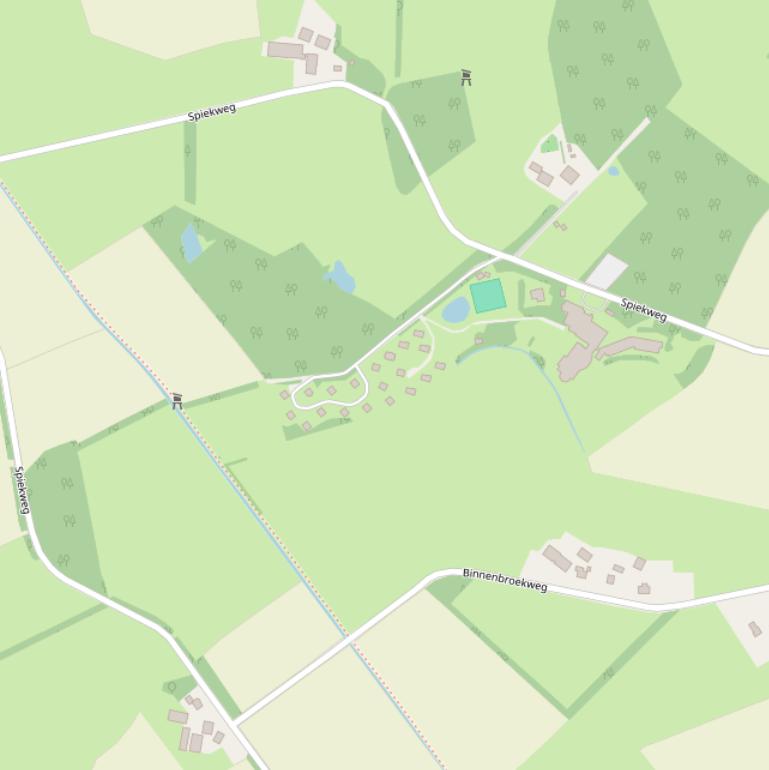 Kaart van de Spiekweg.