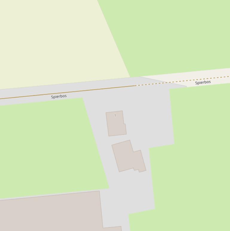 Kaart van het Spierbos.