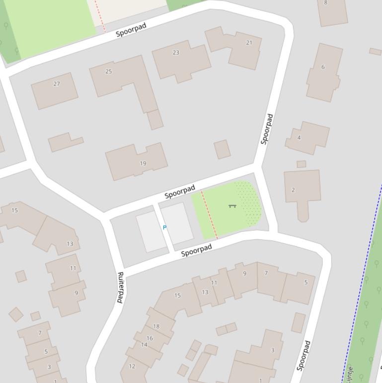 Kaart van het Spoorpad.