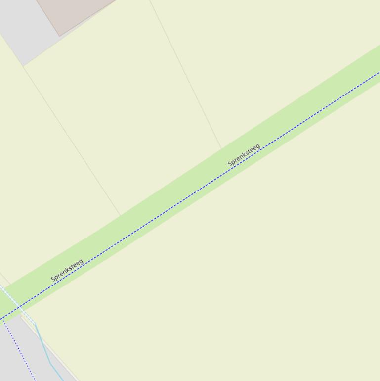 Kaart van de Sprenksteeg.