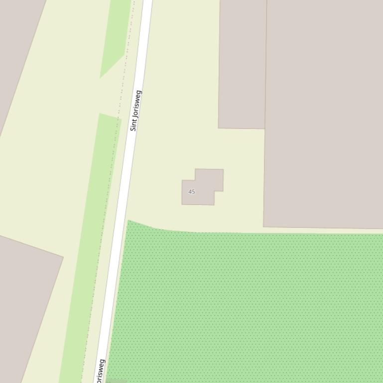 Kaart van de St Jorisweg.