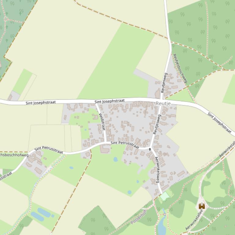 Kaart van de St.Josephstraat.