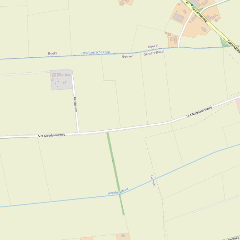 Kaart van de St.-Magdalenaweg.