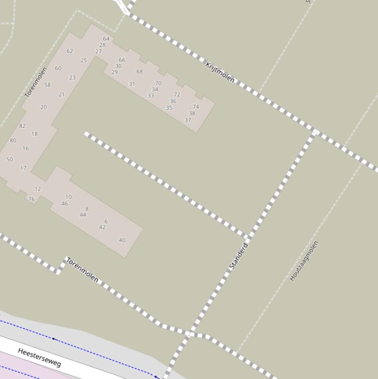 Kaart van  Standerd.