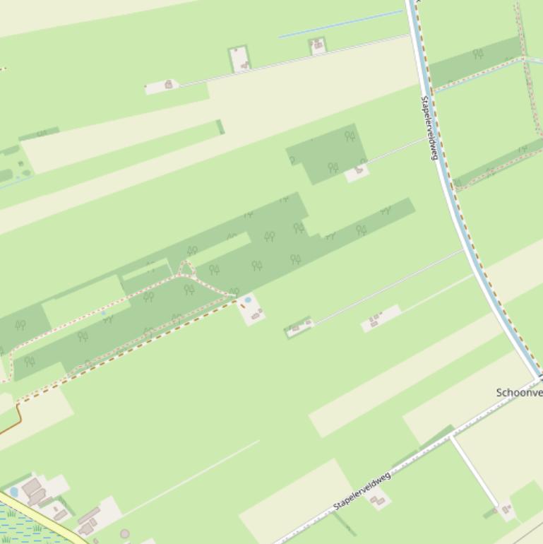 Kaart van de Stapelerveldweg.