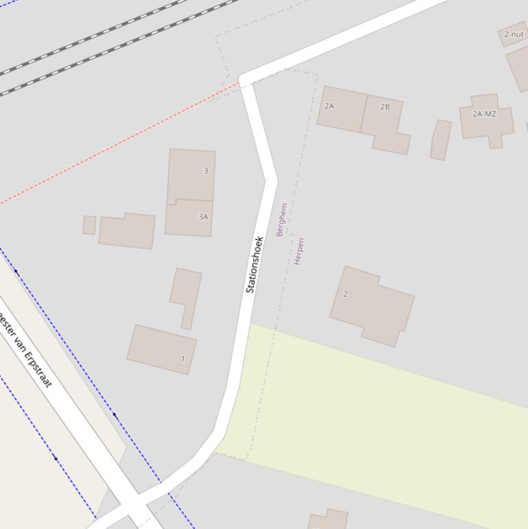 Kaart van  Stationshoek.