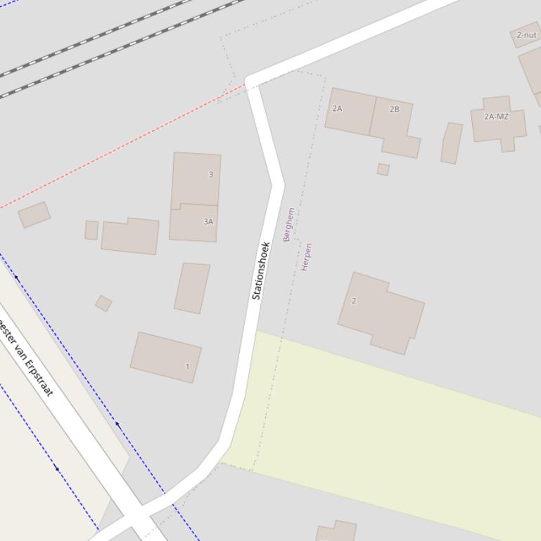 Kaart van  Stationshoek.