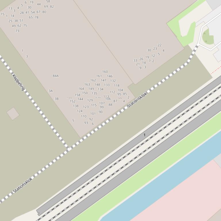 Kaart van  Stationsklok.