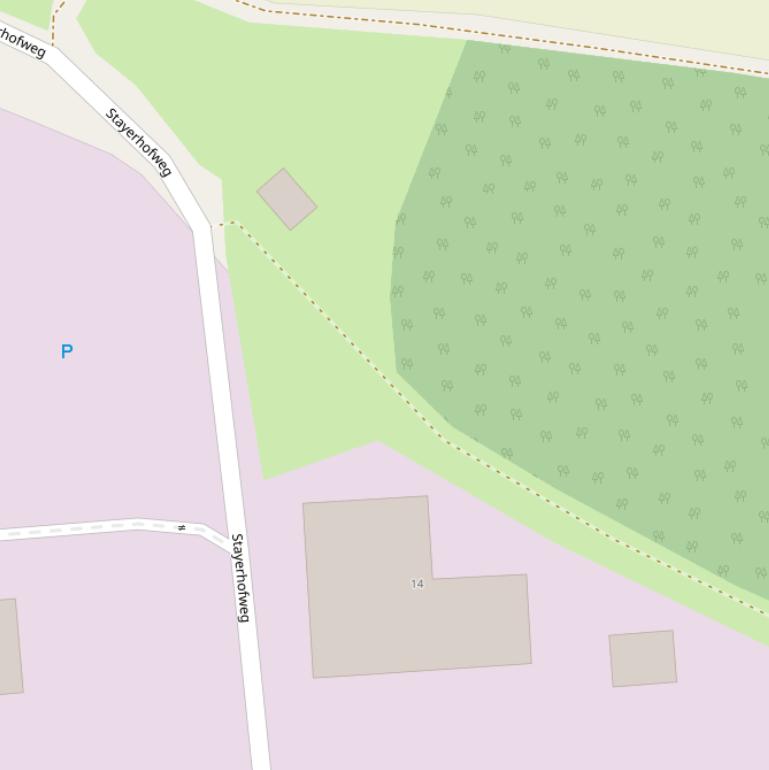 Kaart van de Stayerweg.