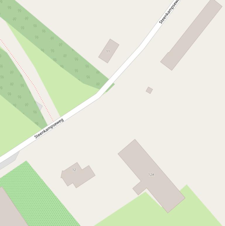 Kaart van de Steenkampseweg.