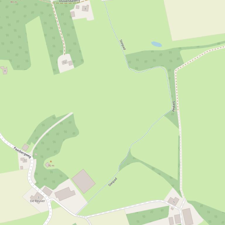 Kaart van het Steïpad.