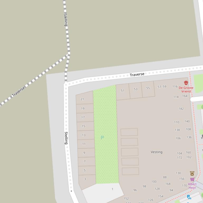 Kaart van  Stelling.