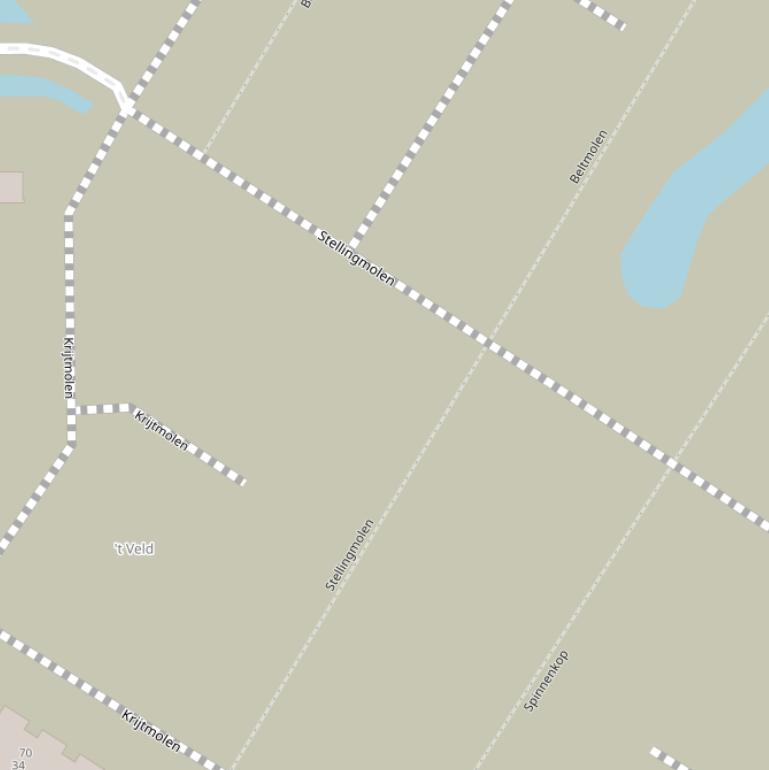 Kaart van  Stellingmolen.