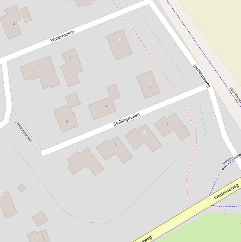 Kaart van  Stellingmolen.