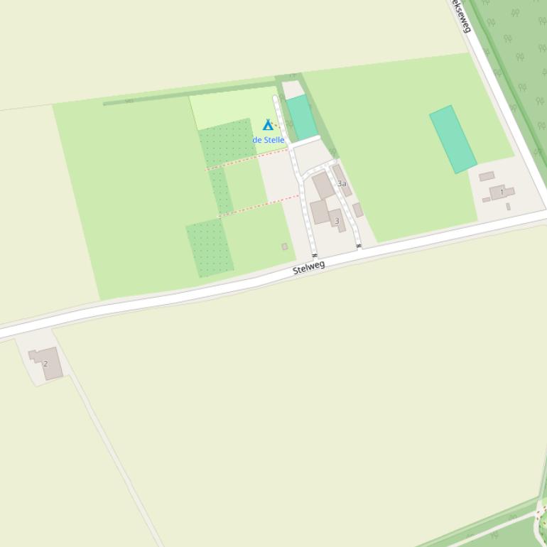 Kaart van de Stelweg.