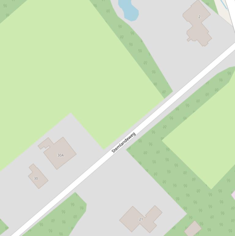 Kaart van de Stemlandeweg.