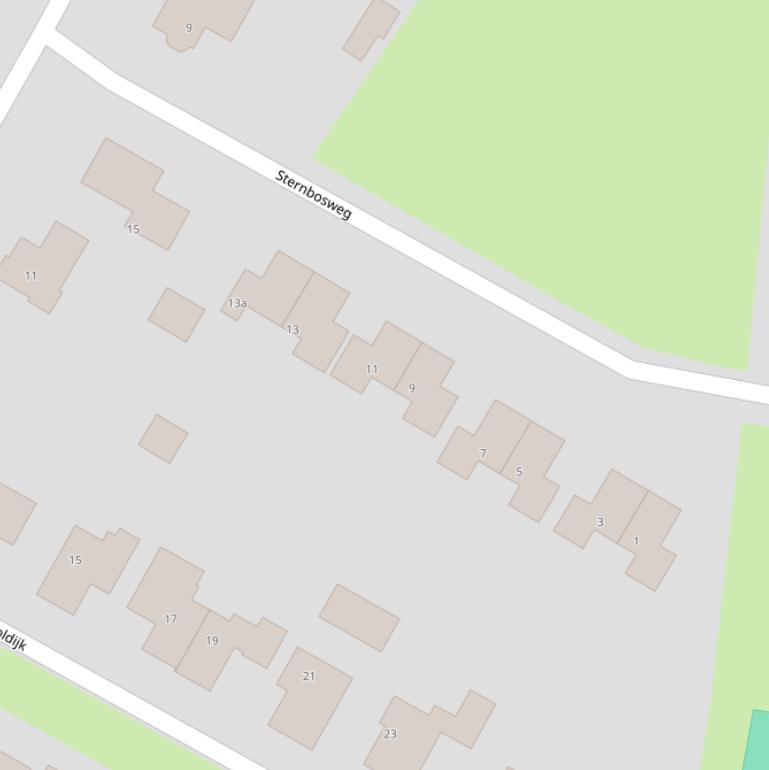 Kaart van de Sternbosweg.