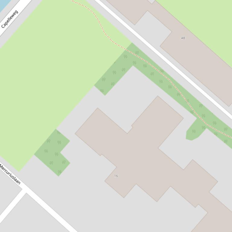 Kaart van de Sterrenlaan.