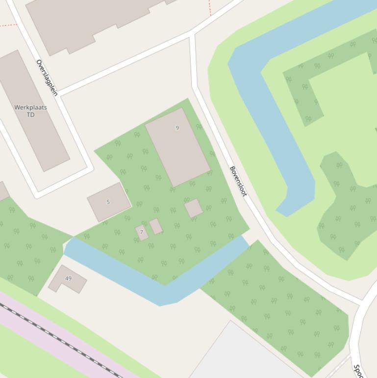 Kaart van de Stichtersteeg.