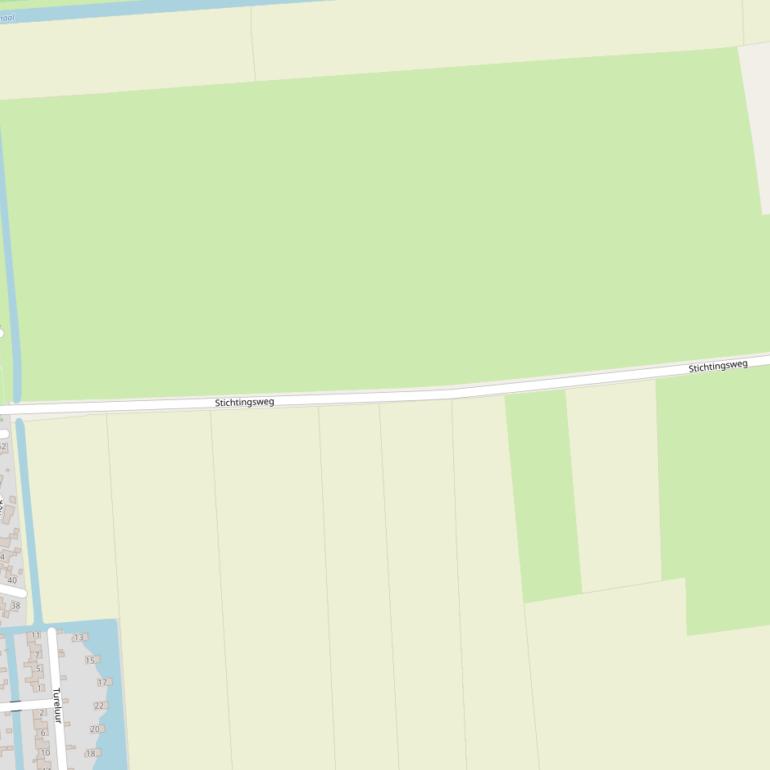 Kaart van de Stichtingsweg.