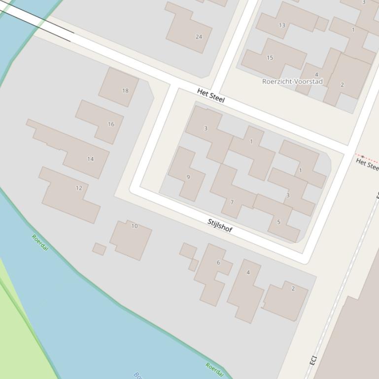 Kaart van de Stijlshof.