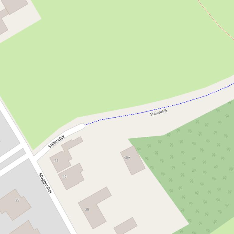 Kaart van de Stillendijk.