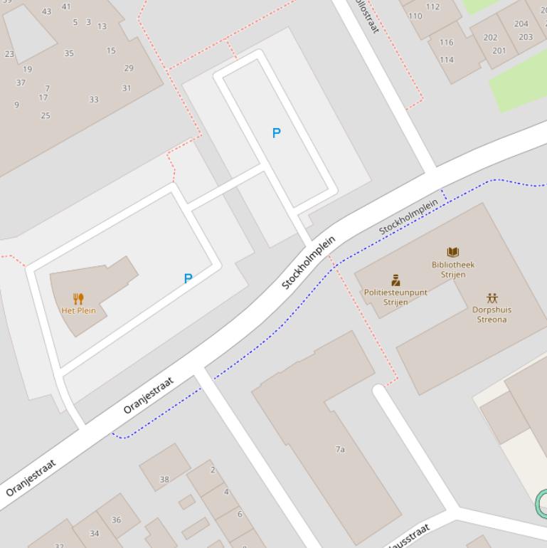 Kaart van het Stockholmplein.