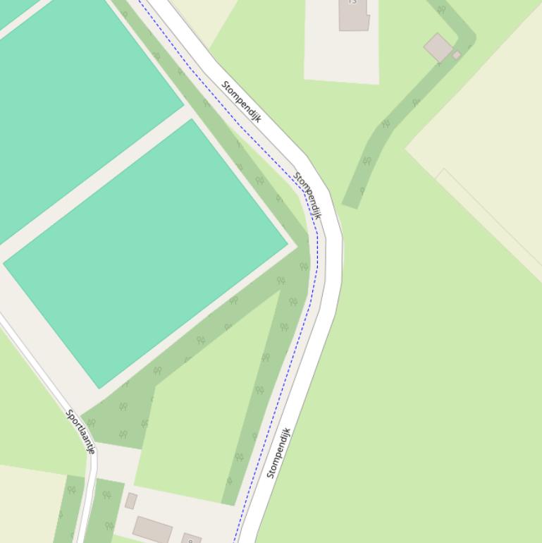 Kaart van de Stompendijk.