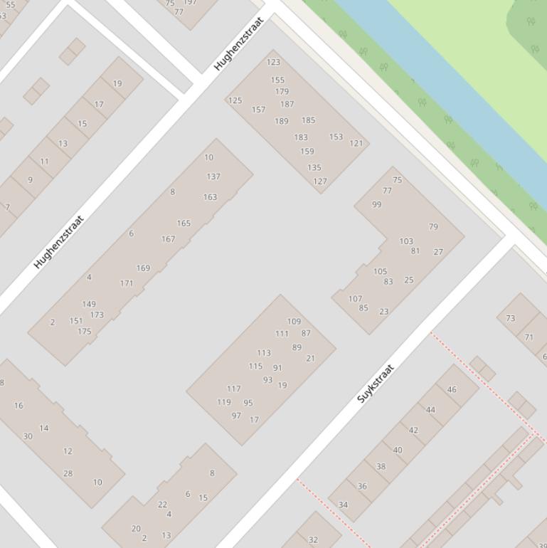 Kaart van de Stompwijckstraat.