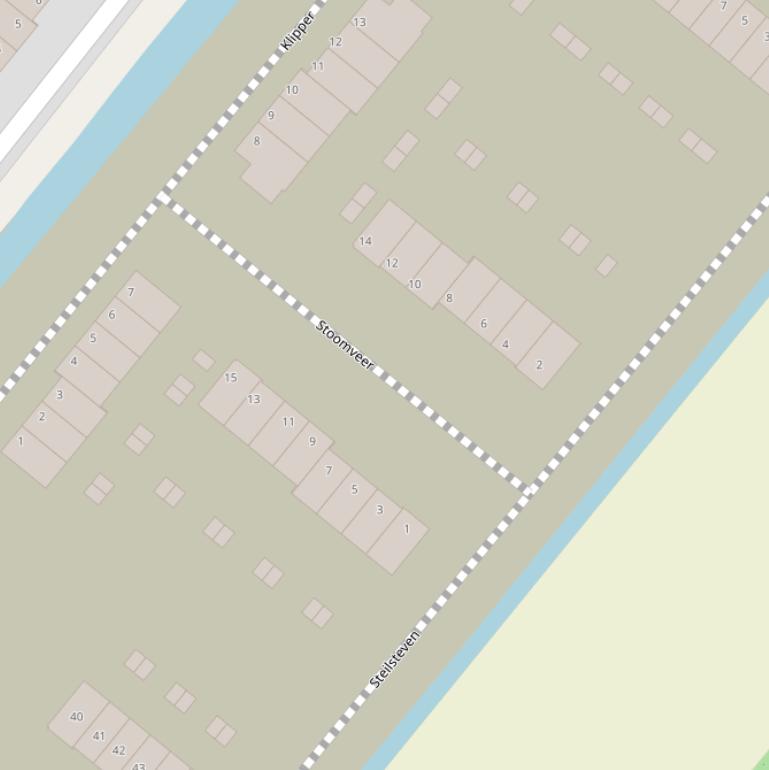 Kaart van  Stoomveer.