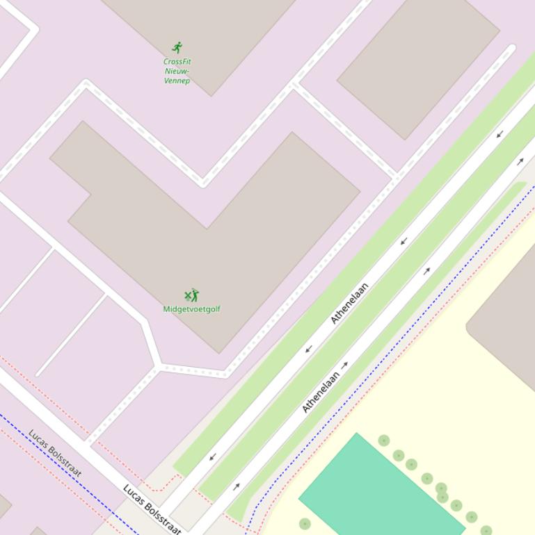 Kaart van de Stoopstraat.