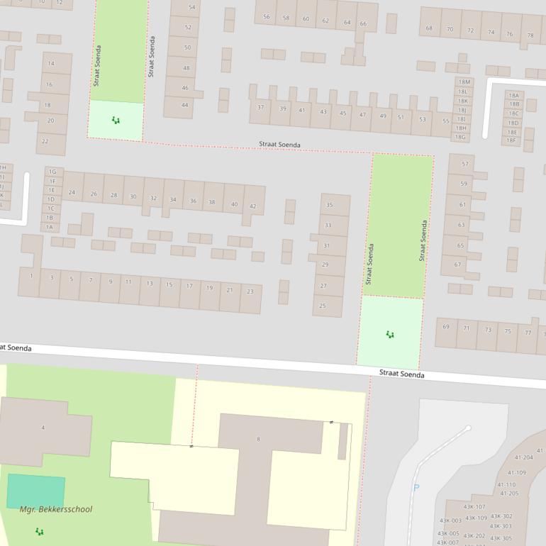 Kaart van  Straat Soenda.