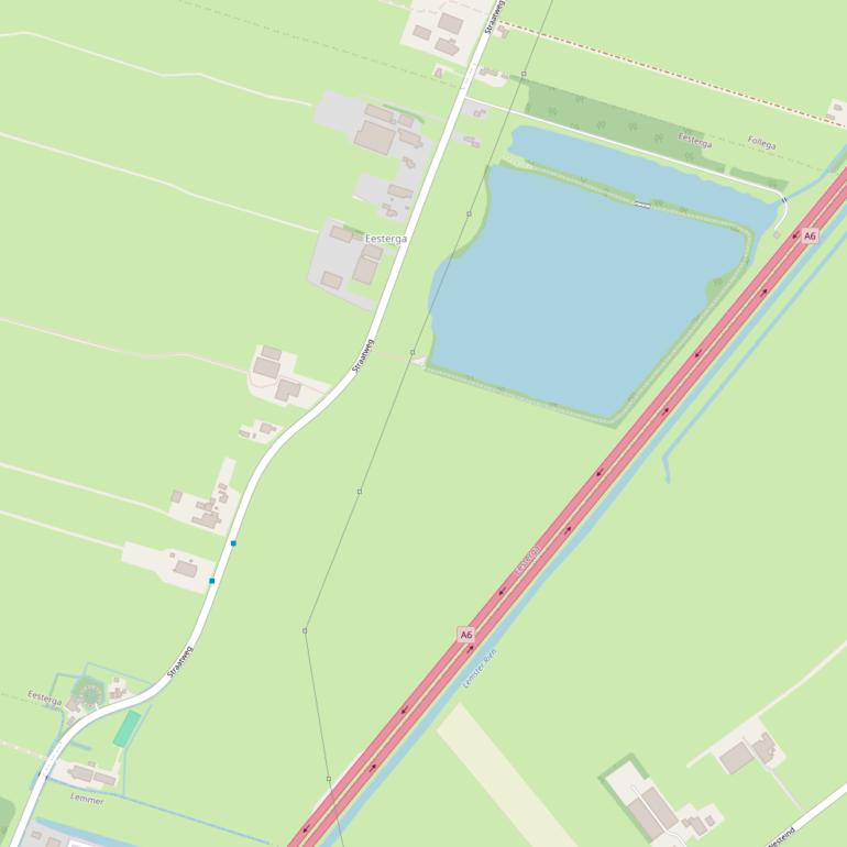 Kaart van de Straatweg.