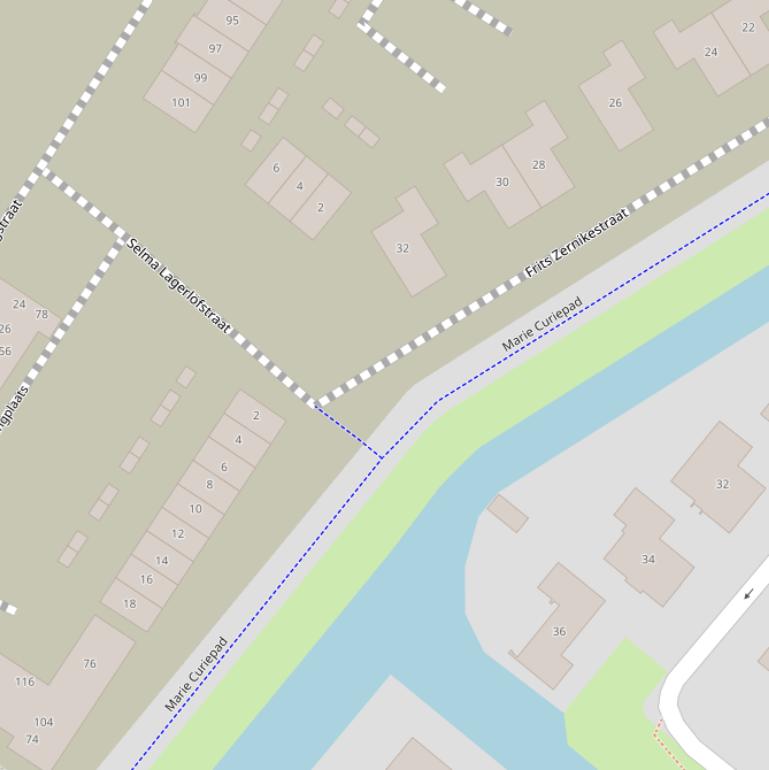 Kaart van de Stresemannstraat.