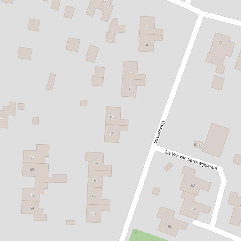 Kaart van de Struuckweg.