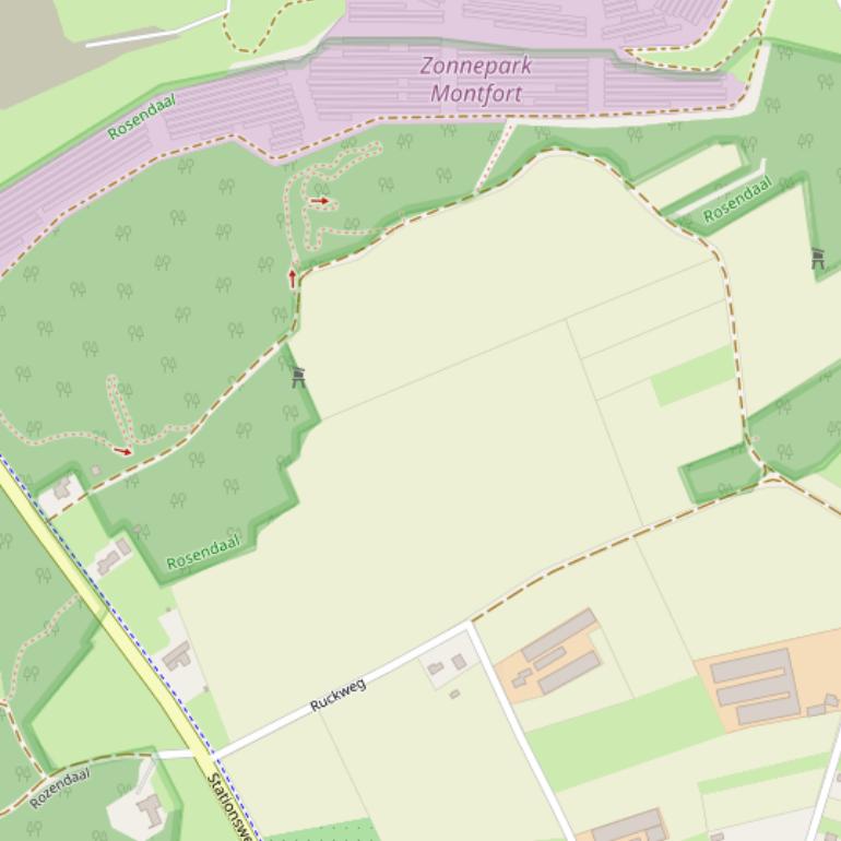 Kaart van de Struukweg.