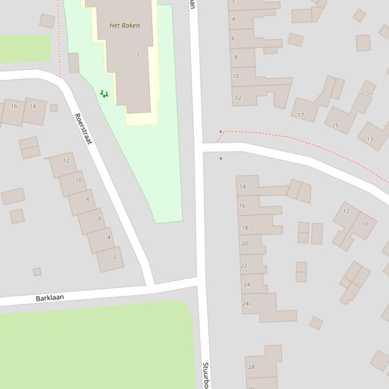 Kaart van de Stuurboordlaan.