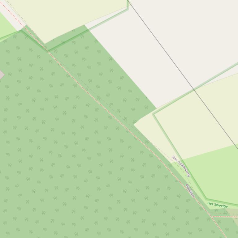 Kaart van het Sweeltjesvennepad.