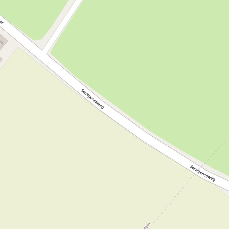 Kaart van de Swolgenseweg.
