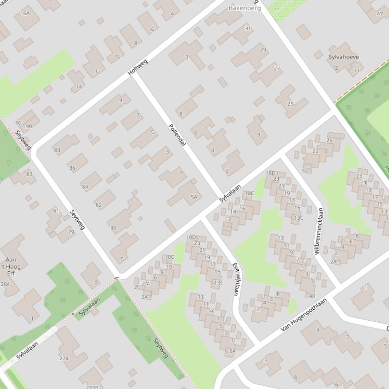 Kaart van de Sylvalaan.