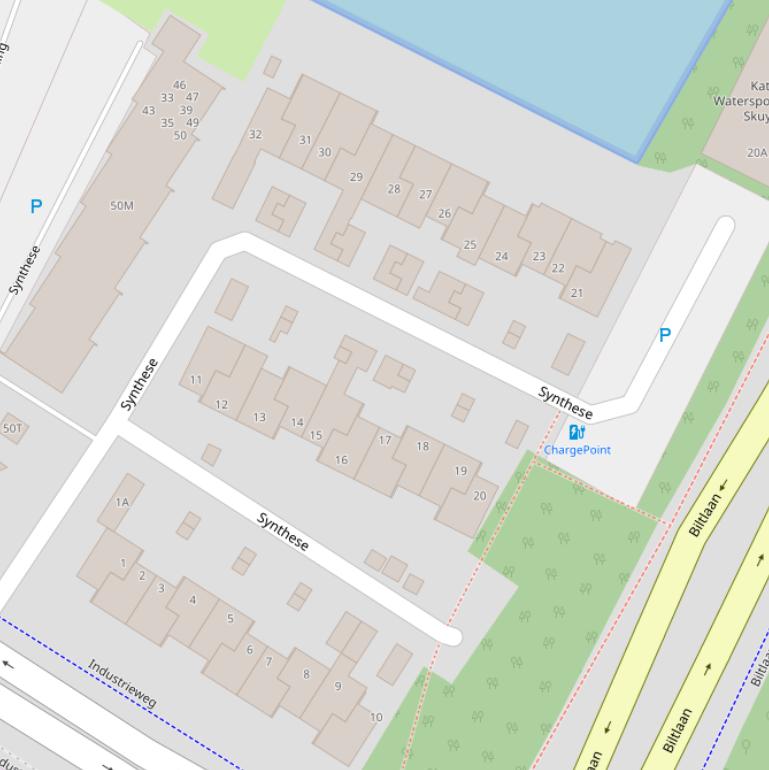 Kaart van  Synthese.