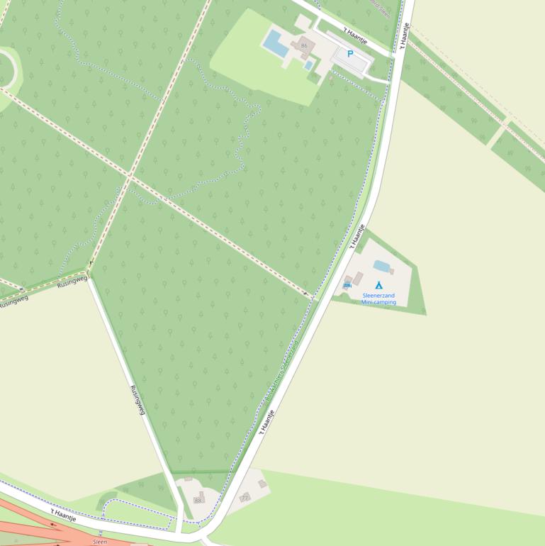 Kaart van  ’t Haantje.